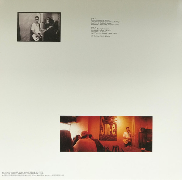 Jeff Buckley - Live At Sin-é | Columbia (88985494801) - 4 Jeff Buckley - Live At Sin-é | Columbia (88985494801) - 4