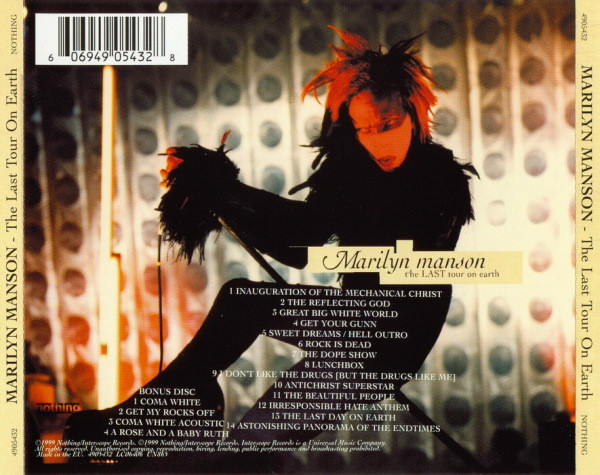 Marilyn Manson - The Last Tour On Earth | Nothing Records (4905432) - 3 Marilyn Manson - The Last Tour On Earth | Nothing Records (4905432) - 3