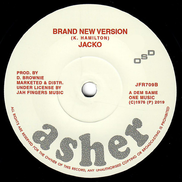 Jacko - Brand New Day | Asher (JFR709) - 2