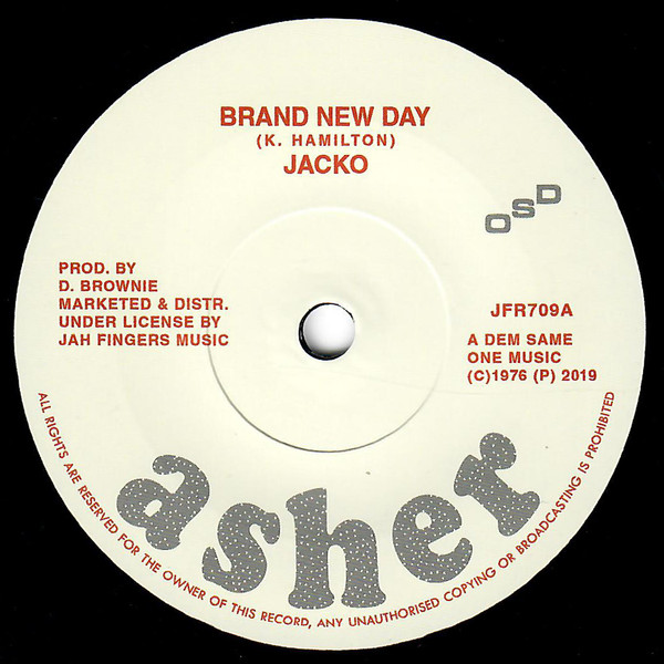 Jacko - Brand New Day | Asher (JFR709)