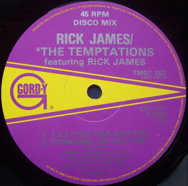 Rick James + Smokey Robinson - Ebony Eyes | Gordy (TMGT 1327) - 2