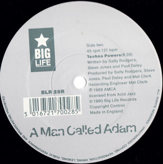A Man Called Adam - Barefoot In The Head (Remix) | Big Life (BLR 28R) - 3