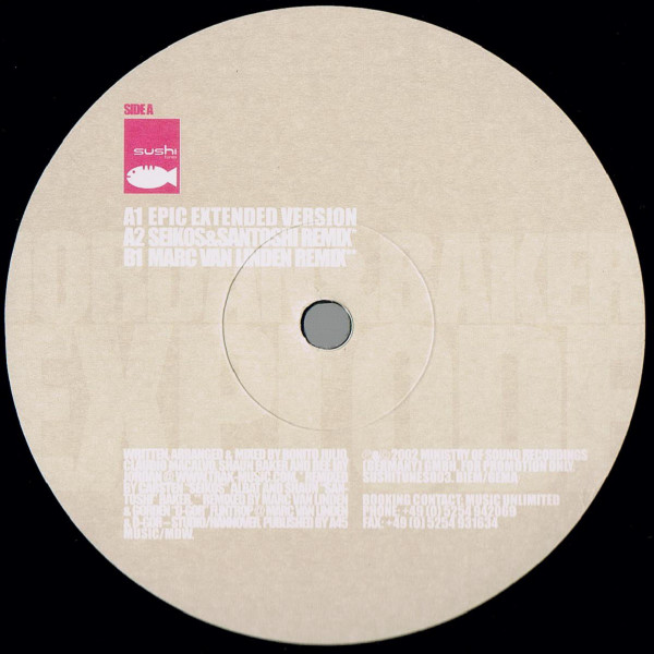Jordan & Baker - Explode | Sushi Tunes (SUSHITUNES003) - 3 Jordan & Baker - Explode | Sushi Tunes (SUSHITUNES003) - 3