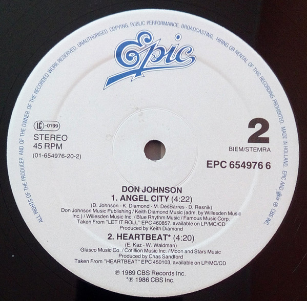 Don Johnson - Tell It Like It Is | Epic (EPC 654976 6) - 3