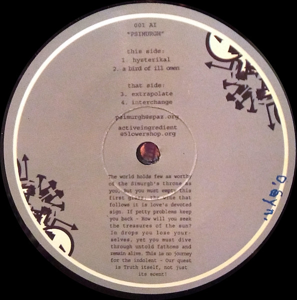 Psimurgh - Hysterikal EP | Active Ingredient (Active Ingredient 001) - main