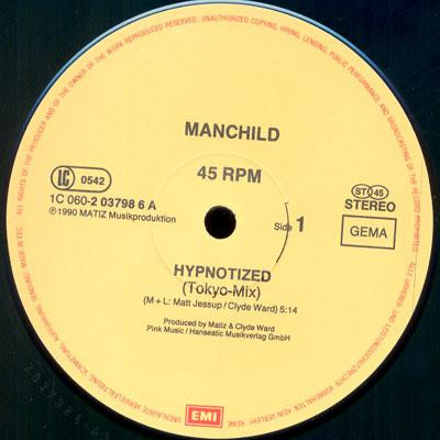 Manchild - Hypnotized | EMI Electrola (1C 060 20 3798 6) - 2