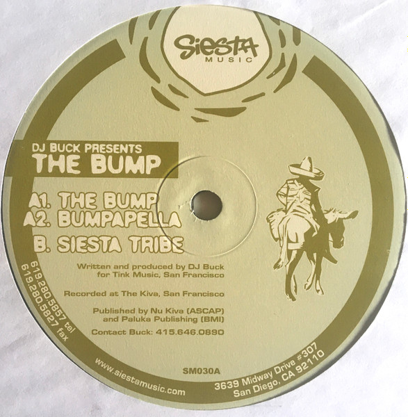 DJ Buck - The Bump | Siesta Music (SM-030)