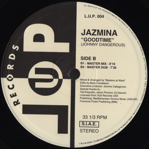 Jazmina - Goodtime | Lup Records (L.U.P. 004) - 4