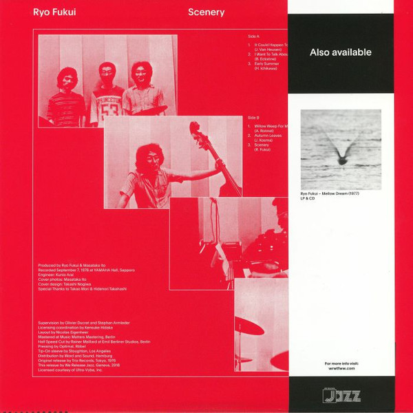 Ryo Fukui - Scenery | We Release Jazz (WRJ001LTD) - 2