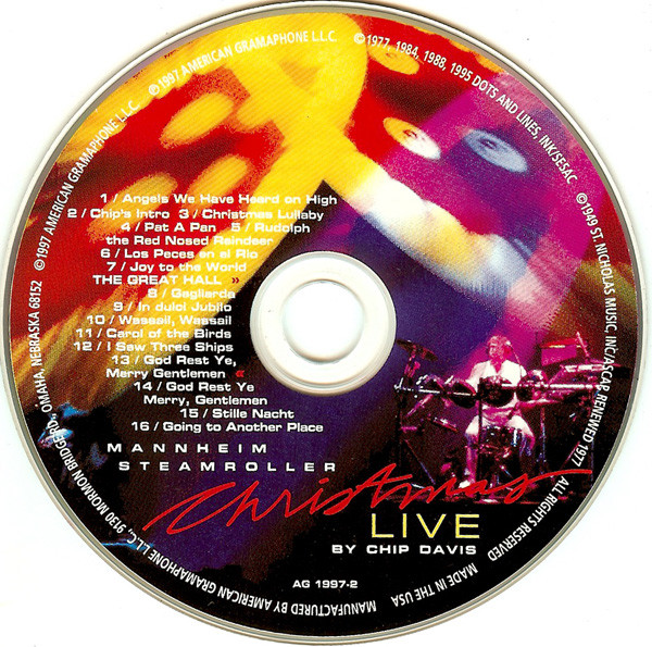 Mannheim Steamroller By Chip Davis - Christmas Live | American Gramaphone Records (AG 1997-2) - 3 Mannheim Steamroller By Chip Davis - Christmas Live | American Gramaphone Records (AG 1997-2) - 3