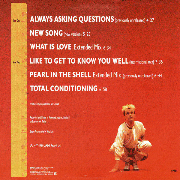 Howard Jones - The 12" Album | WEA (24 05431) - 2 Howard Jones - The 12" Album | WEA (24 05431) - 2