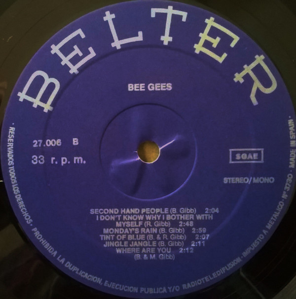 Bee Gees - The Bee Gees | Belter (27.006) - 3