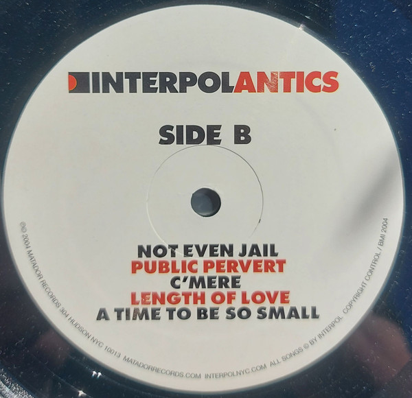 Interpol - Antics | Matador (OLE 616-1) - 4 Interpol - Antics | Matador (OLE 616-1) - 4