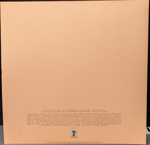 Joni Mitchell - Court And Spark | Asylum Records (RR1 1001) - 4 Joni Mitchell - Court And Spark | Asylum Records (RR1 1001) - 4