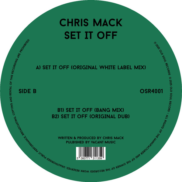 Chris Mack - Set It Off | Old Soul Records (OSR4001)