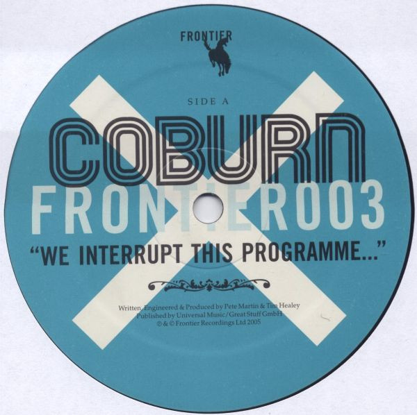 Coburn - We Interrupt This Programme | Frontier (FRONTIER 003) - 2