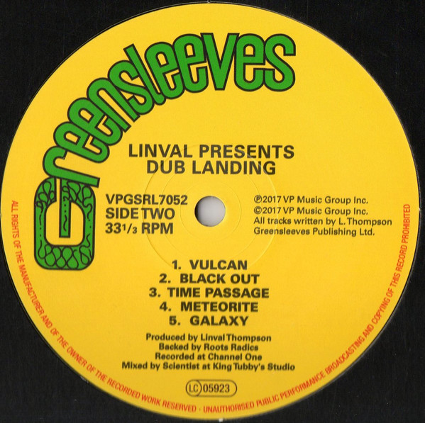 Linval Thompson - Dub Landing Vol.1 | Greensleeves Records (VPGSRL7052) - 4 Linval Thompson - Dub Landing Vol.1 | Greensleeves Records (VPGSRL7052) - 4