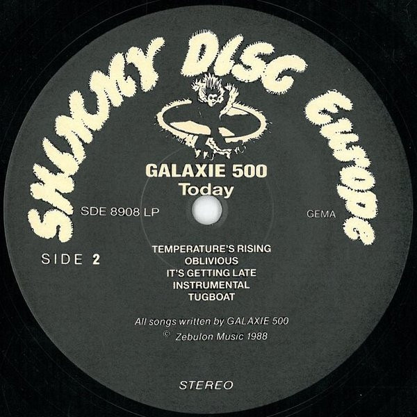 Galaxie 500 - Today LP | Shimmy Disc Europe (SDE 8908 LP) - 4