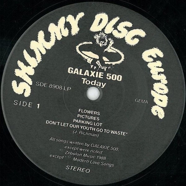 Galaxie 500 - Today LP | Shimmy Disc Europe (SDE 8908 LP) - 3