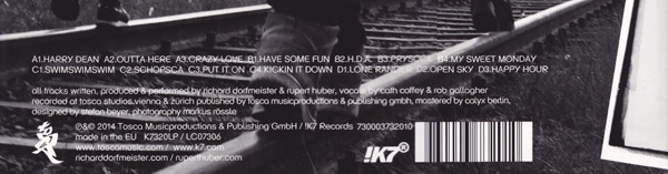 Tosca - Outta Here | !K7 Records (K7320LP) - 2 Tosca - Outta Here | !K7 Records (K7320LP) - 2