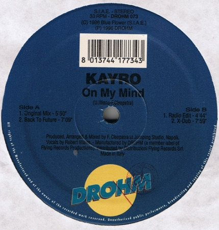 Kayro - On My Mind | Drohm (DROHM 073)