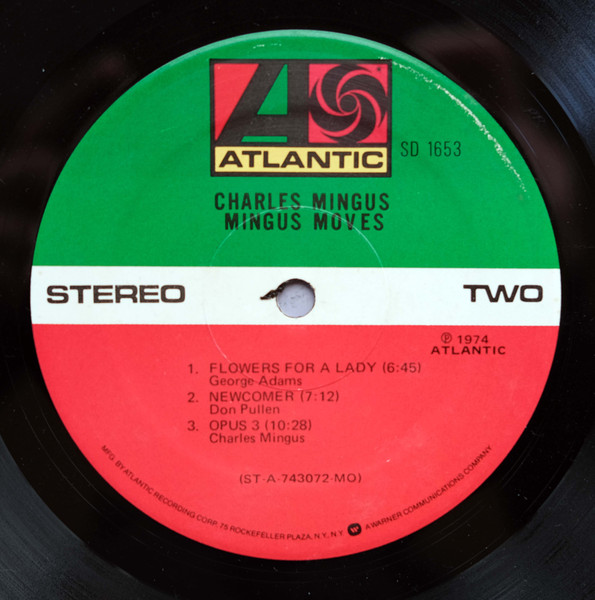 Charles Mingus - Mingus Moves | Atlantic (SD 1653) - 4 Charles Mingus - Mingus Moves | Atlantic (SD 1653) - 4