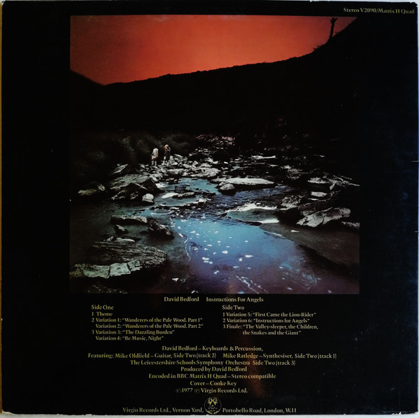 David Bedford - Instructions For Angels - Vinilo | Virgin (V2090) - 2