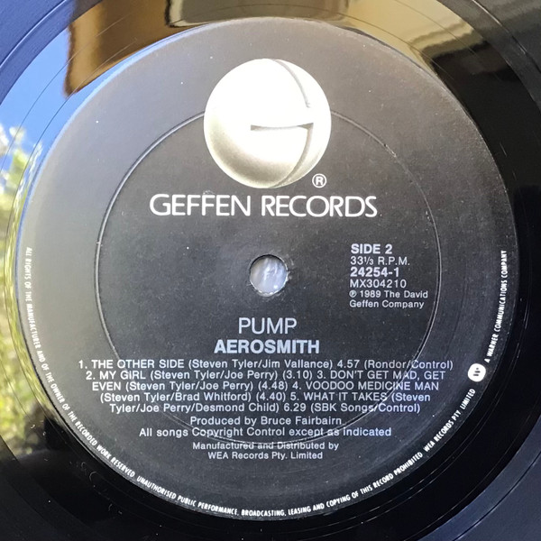 Aerosmith - Pump | Geffen Records (24254.1) - 4 Aerosmith - Pump | Geffen Records (24254.1) - 4