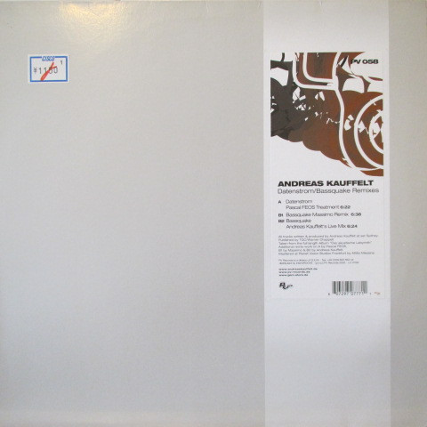 Andreas Kauffelt - Datenstrom / Bassquake (Remixes) | PV (PV 058)