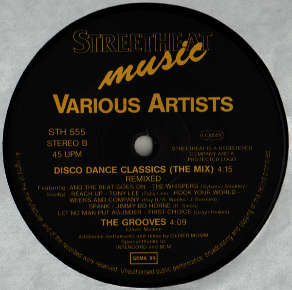 Various - Disco Dance Classics The Mix (Remixed) | Streetheat Music (STH 555) - 3