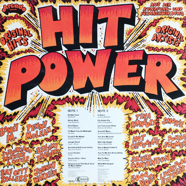 Various - Hit Power | Arcade Records (ADE G20) - 2