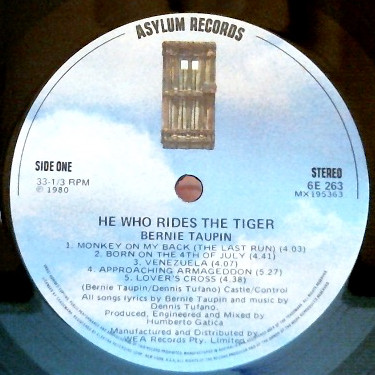 He Who Rides The Tiger