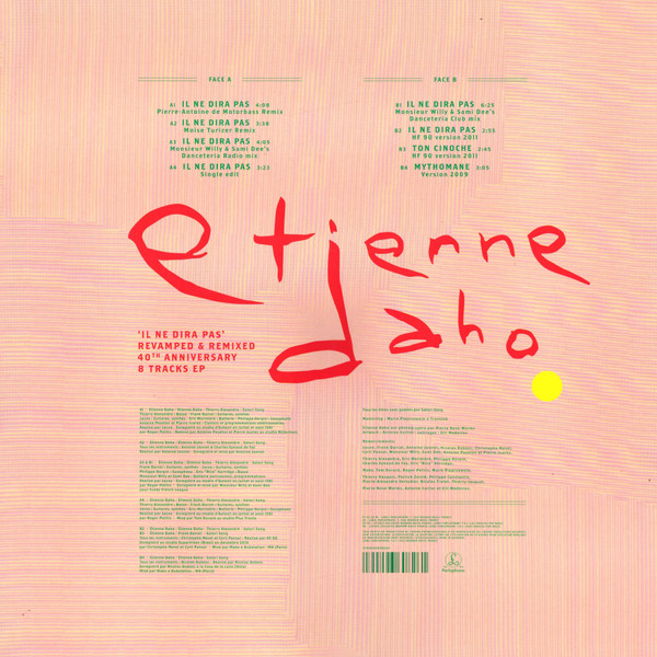 Etienne Daho - Il Ne Dira Pas (Revamped & Remixed) | Parlophone (0190296608261) - 2