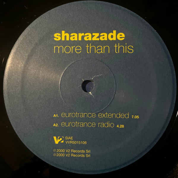 Sharazade - More Than This | V2 (VVR5015106) - 2 Sharazade - More Than This | V2 (VVR5015106) - 2