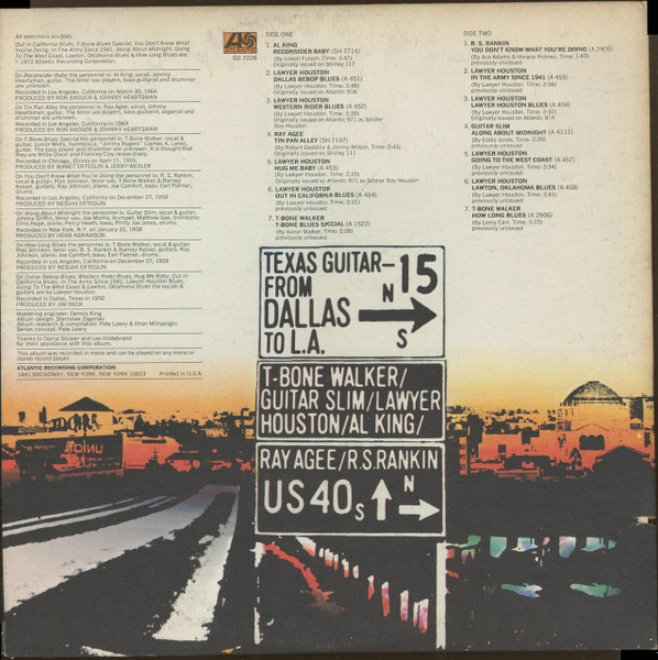 Various - Texas Guitar - From Dallas To L.A. | Atlantic (SD 7226) - 3 Various - Texas Guitar - From Dallas To L.A. | Atlantic (SD 7226) - 3