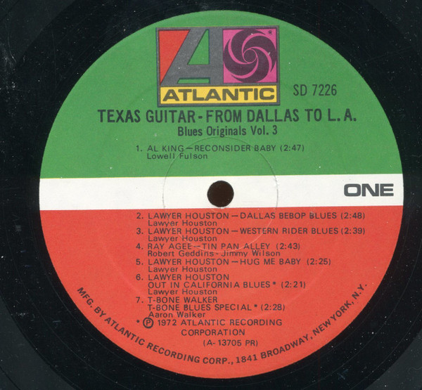 Various - Texas Guitar - From Dallas To L.A. | Atlantic (SD 7226) - 4 Various - Texas Guitar - From Dallas To L.A. | Atlantic (SD 7226) - 4