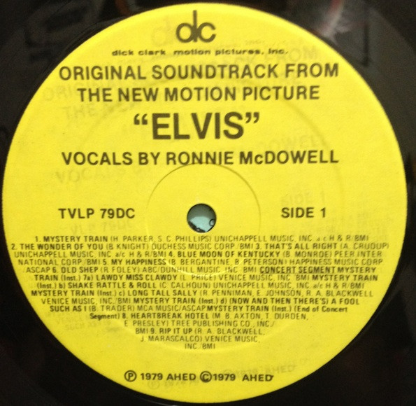 Ronnie McDowell - Elvis : The Original Soundtrack From The New Motion Picture | Ahed (TVLP 79DC) - 3