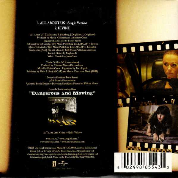 t.A.T.u. - All About Us | Interscope Records (0602498855430) - 2