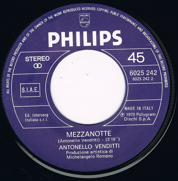 Antonello Venditti - Buona Domenica | Philips (6025 242) - 4