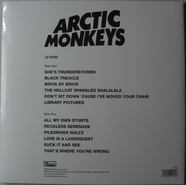 Arctic Monkeys - Suck It And See | Domino (WIGLP258) - 2