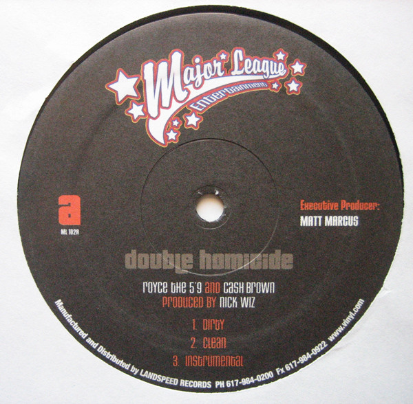 Cash Brown , Royce da 5'9" / P Dap , Das EFX - Double Homicide / Leave It Alone | Major League Entertainment (ML 102) - 3