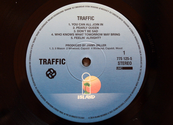 Traffic - Traffic | Island Records (775 125-5) - 4