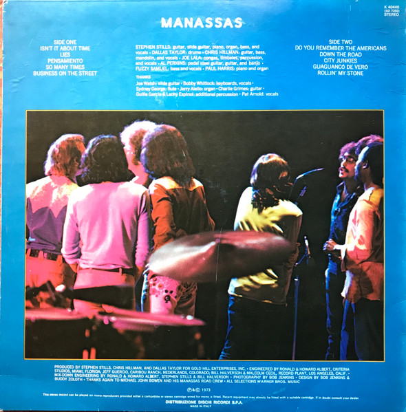 Stephen Stills / Manassas - Down The Road | Atlantic (K 40440) - 2 Stephen Stills / Manassas - Down The Road | Atlantic (K 40440) - 2