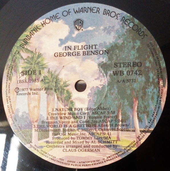 George Benson - In Flight | Warner Bros. Records (0742) - 3 George Benson - In Flight | Warner Bros. Records (0742) - 3