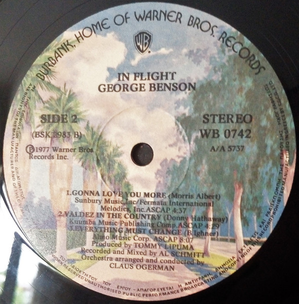 George Benson - In Flight | Warner Bros. Records (0742) - 4 George Benson - In Flight | Warner Bros. Records (0742) - 4