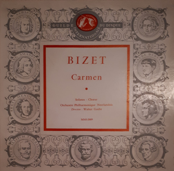 Georges Bizet - Nederlands Philharmonisch Orkest Direction : Walter Goehr - Carmen | Guilde Internationale Du Disque (MMS-2009) - main