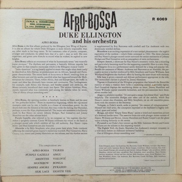 Duke Ellington And His Orchestra - Afro-Bossa | Reprise Records (R 6069) - 2 Duke Ellington And His Orchestra - Afro-Bossa | Reprise Records (R 6069) - 2
