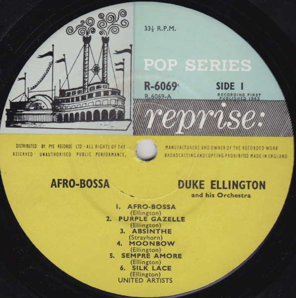 Duke Ellington And His Orchestra - Afro-Bossa | Reprise Records (R 6069) - 3 Duke Ellington And His Orchestra - Afro-Bossa | Reprise Records (R 6069) - 3
