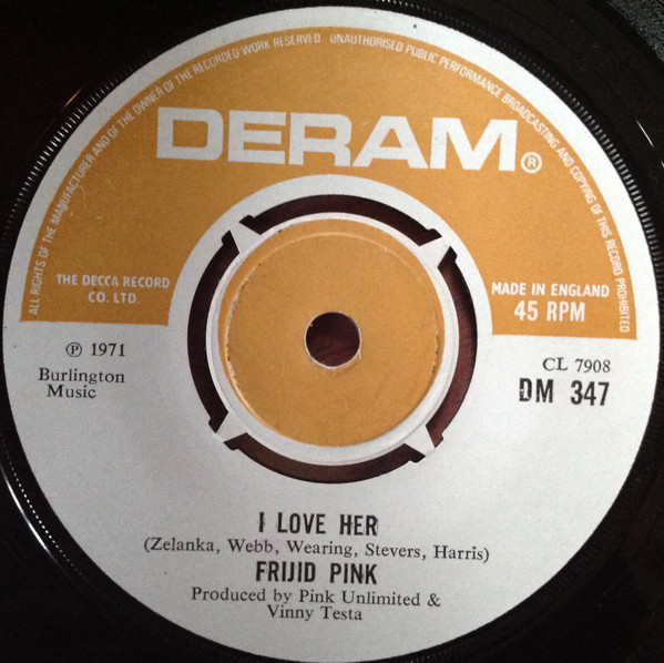 Frijid Pink - Lost Son | Deram (DM 347) - 2