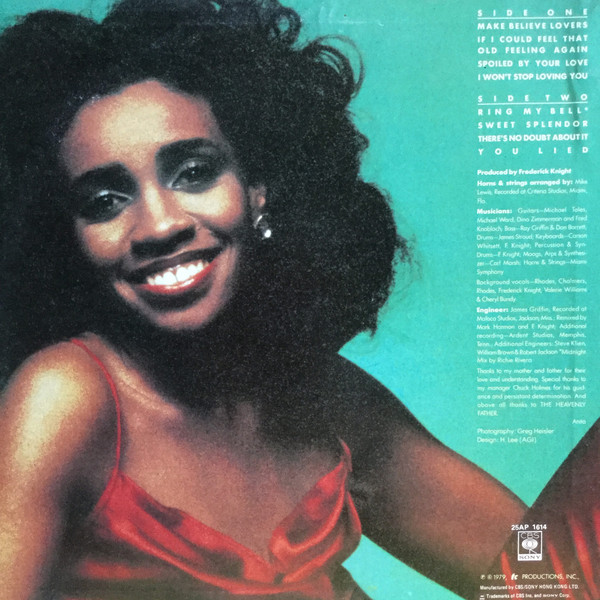 Anita Ward - Songs Of Love | T.K. Records (25AP 1614) - 2 Anita Ward - Songs Of Love | T.K. Records (25AP 1614) - 2